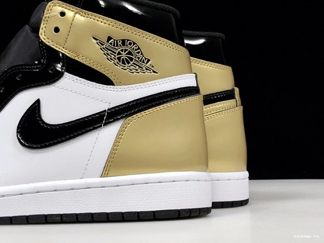 Rep MAX Retro 1 Air High Jordan Glod 861428-007 Toe 0717